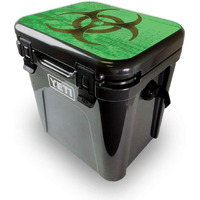 MightySkins YEROA24LID-Biohazard Skin for Yeti Roadie 24 Hard cooler Lid - Biohazard