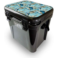 MightySkins YEROA24LID-Island Fish Skin for Yeti Roadie 24 Hard cooler Lid - Island Fish