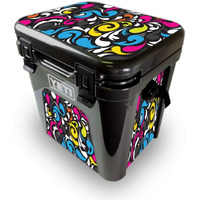 MightySkins YEROAD24-Swirly Skin for Yeti Roadie 24 Hard cooler - Swirly