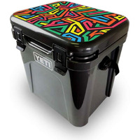 MightySkins YEROA24LID-Hyper Skin for Yeti Roadie 24 Hard cooler Lid - Hyper