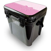MightySkins YEROA24LID-Pink Present Skin for Yeti Roadie 24 Hard cooler Lid - Pink Present