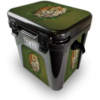 MightySkins YEROAD24-Tiger Yin Yang Skin for Yeti Roadie 24 Hard cooler - Tiger Yin Yang
