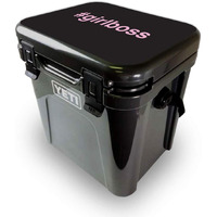 MightySkins YEROA24LID-girl Boss Skin for Yeti Roadie 24 Hard cooler Lid - girl Boss