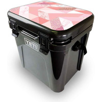 MightySkins YEROA24LID-Rose gold Pattern Skin for Yeti Roadie 24 Hard cooler Lid - Rose gold Pattern