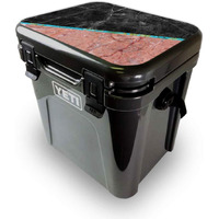 MightySkins YEROA24LID-cut Marble Skin for Yeti Roadie 24 Hard cooler Lid - cut Marble