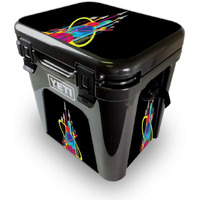 MightySkins YEROAD24-Space Poster Skin for Yeti Roadie 24 Hard cooler - Space Poster