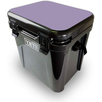 MightySkins YEROA24LID-Solid Lavender Skin for Yeti Roadie 24 Hard cooler Lid - Solid Lavender