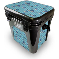 MightySkins YEROAD24-Billfish Stripes Skin for Yeti Roadie 24 Hard cooler - Billfish Stripes