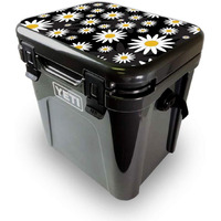 MightySkins YEROA24LID-Daisies Skin for Yeti Roadie 24 Hard cooler Lid - Daisies