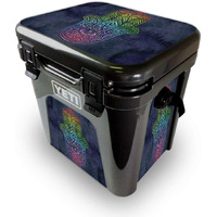 MightySkins YEROAD24-Rainbow Hamsa Skin for Yeti Roadie 24 Hard cooler - Rainbow Hamsa
