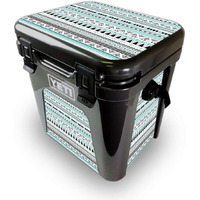 MightySkins YEROAD24-Turquoise Tribal Skin for Yeti Roadie 24 Hard cooler - Turquoise Tribal