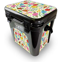 MightySkins YEROAD24-Flower garden Skin for Yeti Roadie 24 Hard cooler - Flower garden