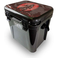MightySkins YEROA24LID-Samurai Battle Skin for Yeti Roadie 24 Hard cooler Lid - Samurai Battle