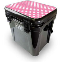 MightySkins YEROA24LID-Mini Dots Skin for Yeti Roadie 24 Hard cooler Lid - Mini Dots