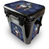 MightySkins YEROAD24-Wolf Dreamcatcher Skin for Yeti Roadie 24 Hard cooler - Wolf Dreamcatcher