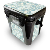 MightySkins YEROAD24-Blue Seashells Skin for Yeti Roadie 24 Hard cooler - Blue Seashells