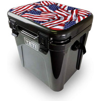 MightySkins YEROA24LID-Patriot Skin for Yeti Roadie 24 Hard cooler Lid - Patriot