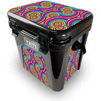 MightySkins YEROAD24-groovy 60s Skin for Yeti Roadie 24 Hard cooler - groovy 60s