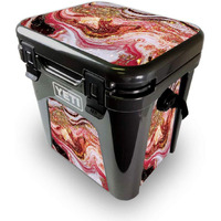 MightySkins YEROAD24-Dark Rose gem Skin for Yeti Roadie 24 Hard cooler - Dark Rose gem
