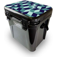 MightySkins YEROA24LID-geo Tile Skin for Yeti Roadie 24 Hard cooler Lid - geo Tile