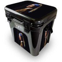 MightySkins YEROAD24-girl With Pearl Earring Skin for Yeti Roadie 24 Hard cooler - girl with Pearl Earring
