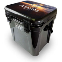 MightySkins YEROA24LID-Move Mountains Skin for Yeti Roadie 24 Hard cooler Lid - Move Mountains