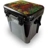MightySkins YEROA24LID-Rust Skin for Yeti Roadie 24 Hard cooler Lid - Rust