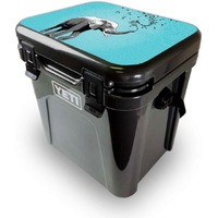 MightySkins YEROA24LID-Musical Elephant Skin for Yeti Roadie 24 Hard cooler Lid - Musical Elephant