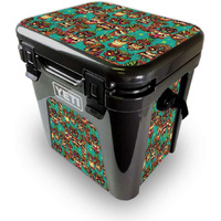 MightySkins YEROAD24-crazy Tikis Skin for Yeti Roadie 24 Hard cooler - crazy Tikis
