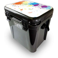 MightySkins YEROA24LID-Splash Of color Skin for Yeti Roadie 24 Hard cooler Lid - Splash of color