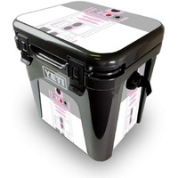 MightySkins YEROAD24-Pink cyber Bot Skin for Yeti Roadie 24 Hard cooler - Pink cyber Bot