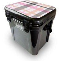 MightySkins YEROA24LID-Plaid Skin for Yeti Roadie 24 Hard cooler Lid - Plaid