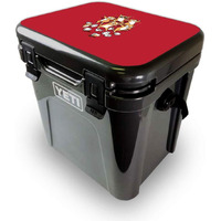MightySkins YEROA24LID-cat coffee Party Skin for Yeti Roadie 24 Hard cooler Lid - cat coffee Party
