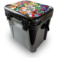 MightySkins YEROA24LID-Wet Paint Skin for Yeti Roadie 24 Hard cooler Lid - Wet Paint