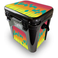 MightySkins YEROAD24-Sherbet Palms Skin for Yeti Roadie 24 Hard cooler - Sherbet Palms