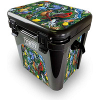 MightySkins YEROAD24-Backyard gathering Skin for Yeti Roadie 24 Hard cooler - Backyard gathering