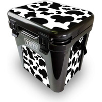MightySkins YEROAD24-cow Print Skin for Yeti Roadie 24 Hard cooler - cow Print