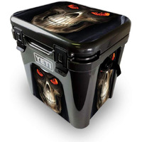 MightySkins YEROAD24-Evil Reaper Skin for Yeti Roadie 24 Hard cooler - Evil Reaper