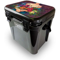 MightySkins YEROA24LID-Eye Bouquet Skin for Yeti Roadie 24 Hard cooler Lid - Eye Bouquet