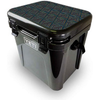 MightySkins YEROA24LID-Triangle Stripes Skin for Yeti Roadie 24 Hard cooler Lid - Triangle Stripes