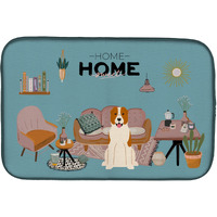 "Caroline's Treasures CK7894DDM Central Asian Shepherd Dog Sweet Home dish-drying-mats, 14 x 21, Multicolor"