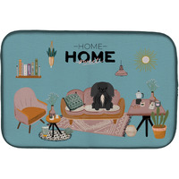 "Caroline's Treasures CK7952DDM Black Pekingese Sweet Home dish-drying-mats, 14 x 21, Multicolor"