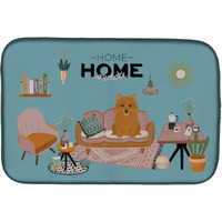 "Caroline's Treasures CK7865DDM Norwich Terrier Sweet Home dish-drying-mats, 14 x 21, Multicolor"