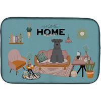 "Caroline's Treasures CK7896DDM Black Miniature Schnauzer Sweet Home dish-drying-mats, 14 x 21, Multicolor"