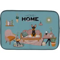 "Caroline's Treasures CK7954DDM English Toy Terrier Sweet Home dish-drying-mats, 14 x 21, Multicolor"