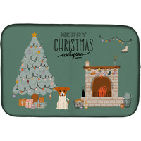 "Caroline's Treasures Jack Russell Terrier Christmas Everyone dish-drying-mats, 14 x 21, Multicolor"