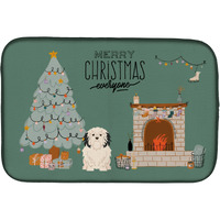 "Caroline's Treasures CK7582DDM Lowchen Christmas Everyone dish-drying-mats, 14 x 21, Multicolor"