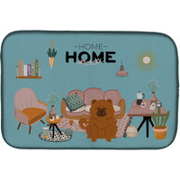 "Caroline's Treasures CK7987DDM Red Chow Sweet Home dish-drying-mats, 14 x 21, Multicolor"