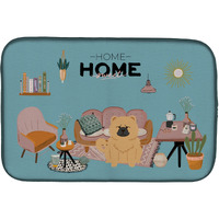 "Caroline's Treasures CK7989DDM Cream Chow Sweet Home dish-drying-mats, 14 x 21, Multicolor"