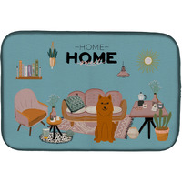 "Caroline's Treasures CK7867DDM Karelian Bear Dog Sweet Home dish-drying-mats, 14 x 21, Multicolor"
